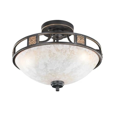 Imagen de Trio Lighting Luz de Techo Glasalabasterfarbig Champagner