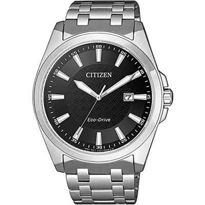 Imagen de Citizen Reloj Analógico para Hombre de Cuarzo con Correa en Acero Inoxidable BM7108 81E