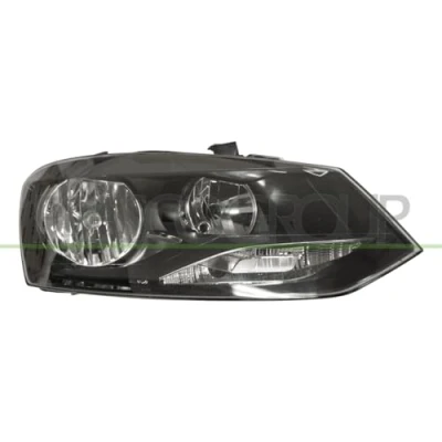 Imagen de PRASCO VG0234923 Faros derecha H7/H7 negro con servomotor para reg. alcance luces VOLKSWAGEN: Polo V Hatchback