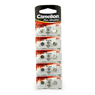 Imagen de 10 Camelion AG4 / LR66 177 377 LR626 Pack de pilas alcalinas, largo duracion (fecha caducidad marcado)