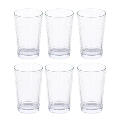 Imagen de alpina vasos de agua Juego para beber 6 piezas Aptos lavavajillas 220 ml