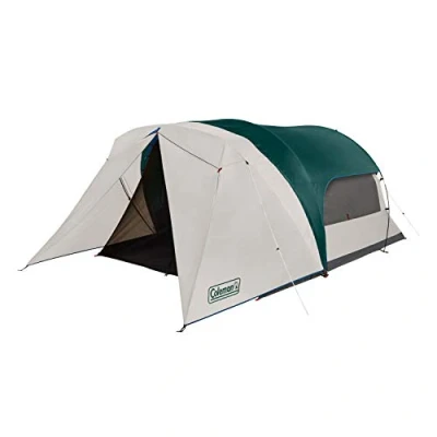 Imagen de Coleman Tienda de campaña para Cabina, Porche blindado Resistente a la Intemperie, Unisex, Verde Oscuro, 6 Personas