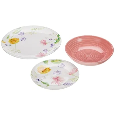 Imagen de Tognana Audrey Vajilla para 6 personas, 18 piezas, porcelana, floral