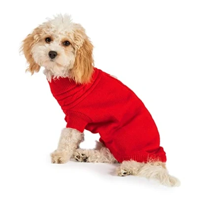 Imagen de Ancol Muddy Paws Jersey para Perro (25 cm, 0,2 kg), Color Rojo