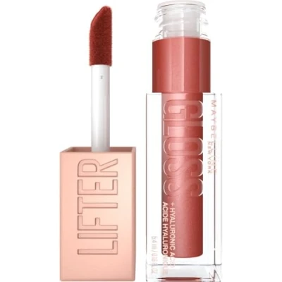 Imagen de Maybelline New York, Brillo de Labios Lifter Gloss, Hidratación Intensa y Rellenos Sin Retoques, Fórmula con Ácido Hialurónico, en Tono 16 Rust