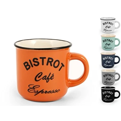 Imagen de Home Bistrot Juego de 6 tazas café, gres, cc120