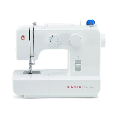 Imagen de Singer 1409 Promise Máquina de Coser Mecánica, 9 puntadas, 120 V, color Blanco, 22 x 41 35 cm, 6 Kg