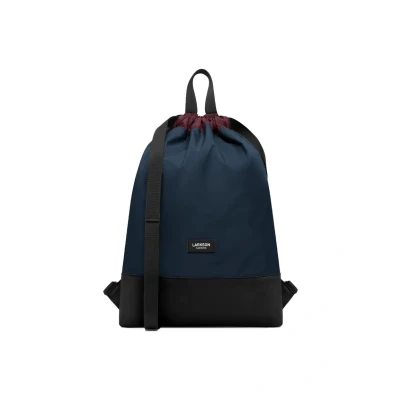Imagen de LARKSON Bolso de Deporte para Hombre y Mujer Azul Rojo No 7 Bolsa niños con Cordón Mochila pequeña tela el Gimnasio Material reciclado