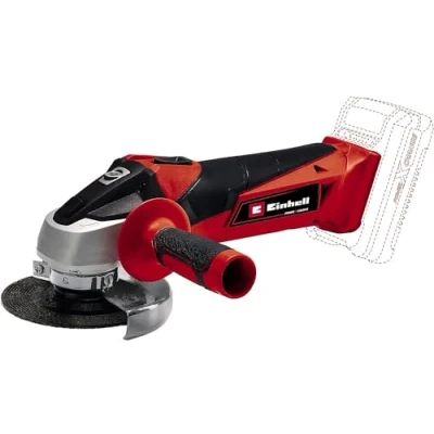 Imagen de Einhell Amoladora angular con batería TC AG 18/115 Li Solo Power X Change (18 V, 115 mm diámetro de disco, 28 profundidad corte, arranquue suave, sin batería)