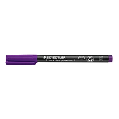 Imagen de Staedtler Lumocolor 317 6. Rotuladores de punta fina color morado. Caja con 10 unidades.