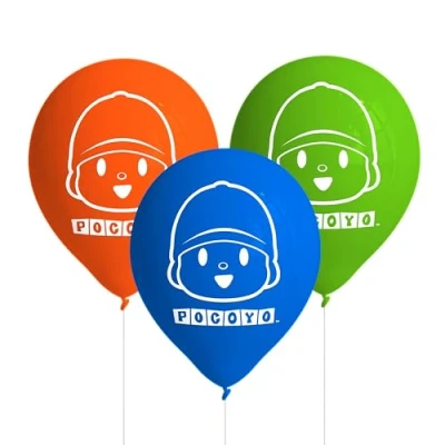 Imagen de BeenSmile, Globos LATEX POCOYO, Latex, Decoración Cumpleaños Niños, Artículos de Fiesta Infantil, 8