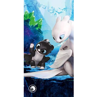 Imagen de Jerry Fabrics Dragones Toalla Playa Baño 70cm x 140cm