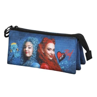 Imagen de Karactermania Descendants Wickedly Estuche escolar para niños, Talla: One Size, Multicolor