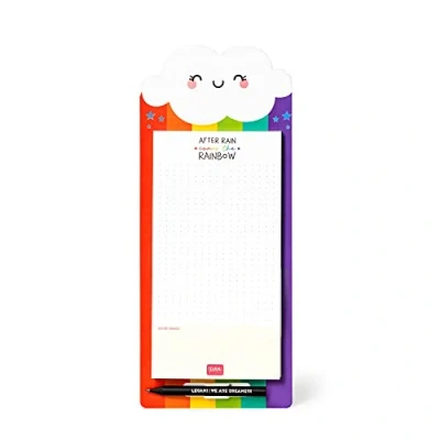 Imagen de Legami Don&#039;t Forget Bloc de notas magnético, 11 x 28 cm, Rainbow
