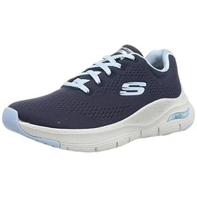 Imagen de Skechers Arch Fit Big Appeal, Zapatillas Mujer, Navy Knit Mesh Lt Blue Trim, 38.5 EU