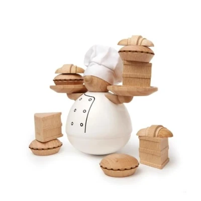 Imagen de Kikkerland Juego de mesa equilibrio balanza El panadero Balance The Baker