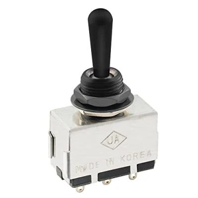 Imagen de Musiclily Pro Estilo Caja Metal Pleno Selector Pastillas 3 Posiciones Toggle Switch para Guitarra Eléctrica, Negro