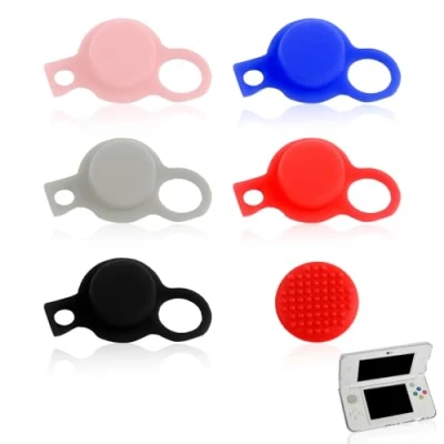 Imagen de 6 piezas C Stick de repuesto para Nintendo 3DS/2DS XL Joystick Cover en 5 colores New 3DS/3DS XL/2DS analógico compatible con