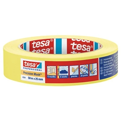 Imagen de TESA 04334 00001 00 Cinta para pintar en interior Precision Mask serie 4334 50m x 25mm