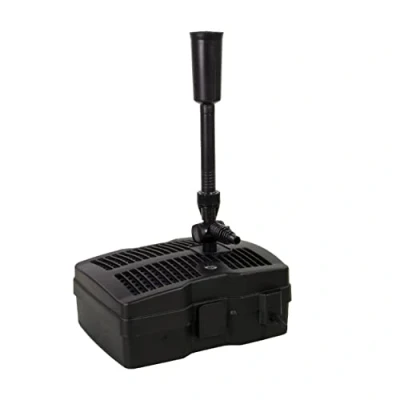 Imagen de AquaForte GFU 5000 Bomba de Fuente + 9W UV C, Potencia 42W, Max, Altura 2 metros, Caudal m3 por hora, Estanque 3,5 m3, Conexión 13/19/25 mm, Presión maxi, Bar, Agua clara