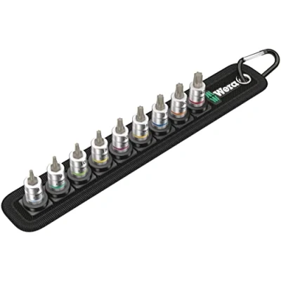 Imagen de WERA 05003882001 Belt A 3 Juego de vasos punta Zyklop TORX