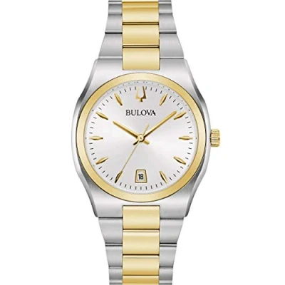 Imagen de Bulova Reloj Analógico para Mujer de Cuarzo con Correa en Acero Inoxidable 98M132