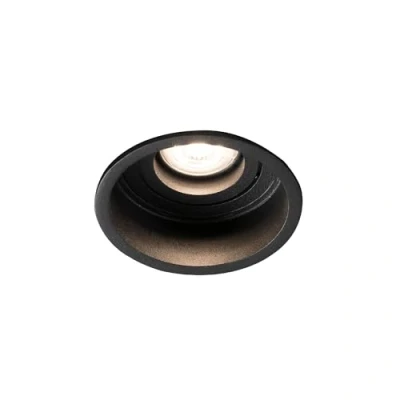 Imagen de Faro Barcelona 40119 HYDE Lámpara empotrable negro redondo orientable