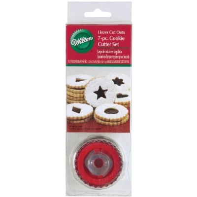 Imagen de Wilton Linzer Cookie Cutter Set 7/Pkg Round