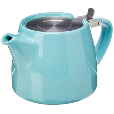 Imagen de Tea People FORLIFE FST 400 TUR Stump Tetera (400 ml), Color Turquesa, cerámica
