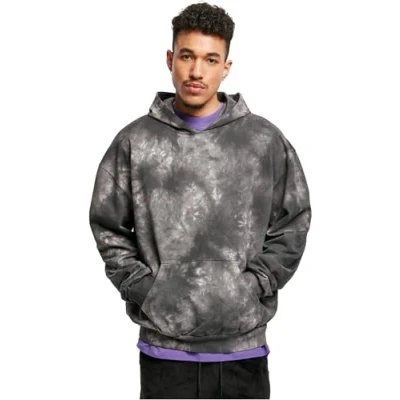 Imagen de Urban Classics DYED Jersey con capucha, Hombre, Talla: Medium, Blackbird