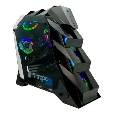 Imagen de NitroPC PC Gaming Élite Gold (Intel Core i9 14900K 24/32 6.0GHz, RTX 4080 Super 16GB, RAM 64GB RGB, M.2 2TB, Windows 11, WiFi) Ordenador de sobremesa, Gamer