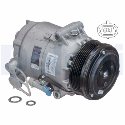 Imagen de DELPHI TSP0155931 compresor de Aire Acondicionado 6CVC13 PAG 150 con aceite OPEL: Astra H Hatchback, GTC, Caravan
