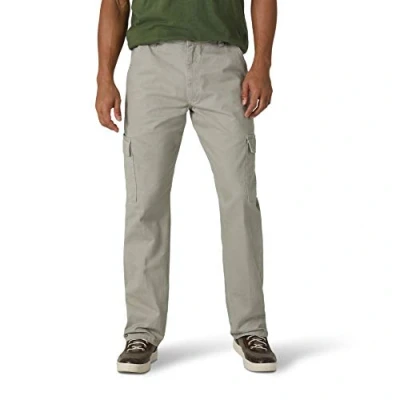 Imagen de Wrangler Authentics Pantalón Cargo de Sarga Ajuste Relajado (Logan) Informales, Khaki Dust, 36W/32L para Hombre