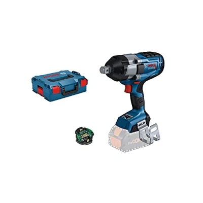 Imagen de Bosch Professional BITURBO GDS 18V 1050 HC Atornillador de impacto a batería (Brushless, 18V, Nm, inserción 3/4&#039;&#039;, módulo Connectivity, sin batería, en L BOXX)