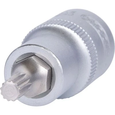 Imagen de KS TOOLS 911.1341 Piezas insertables de llave cubo DIN3120, ISO1174 M6 Acero cromo vanadio dentado interior, exterior moleteado