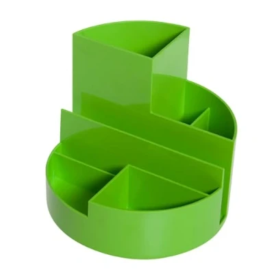 Imagen de Maul rundbox portabolígrafos, 6 compartimentos Resistente a los golpes ABS, color verde claro