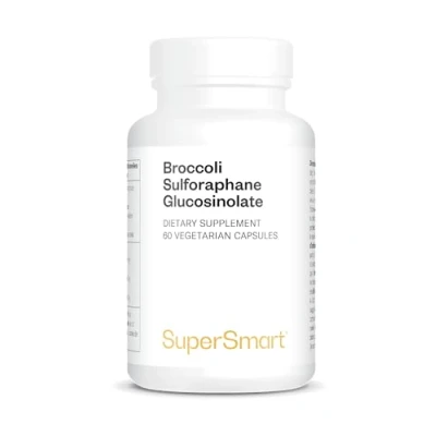 Imagen de glucosinolato de sulforafano brócoli Favorece la salud digestiva Desintoxicante Extracto estandarizado al 10% Vegano Sin gluten Supersmart