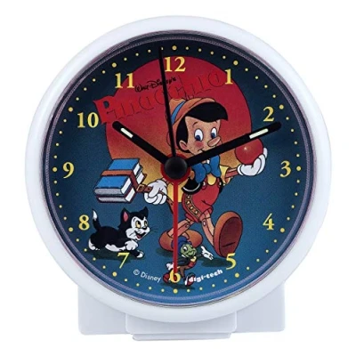 Imagen de DigiTech Despertador, Weiß Pinocchio, 10 x 4 cm