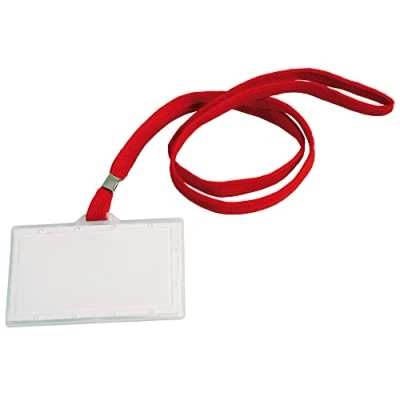 Imagen de 3L Office Identificador con cordon plano q connect kf03303 94x60 mm apertura lateral (50 unidades)