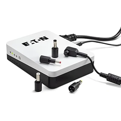 Imagen de Eaton 3S Mini Protector de sobretensión para routers Internet, cámaras IP, asistentes domésticos y Controladores Inteligentes (SAI 36W 9/12/15/19 DC), Blanco/Negro