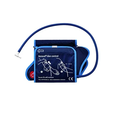 Imagen de VEROVAL, Manguito para Tensiómetro de Brazo Veroval Duo Control, Repuesto Medidor Tensión Arterial, Diseño Ergonómico, Sistema Pull Up, Aplicación Fácil y Segura, Talla M (22 32cm)
