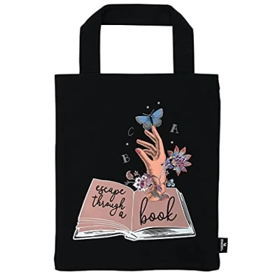 Imagen de Moses 83353 Escape through a book, bolsa pequeña de 1 algodón, para lectores vielleser, el libros
