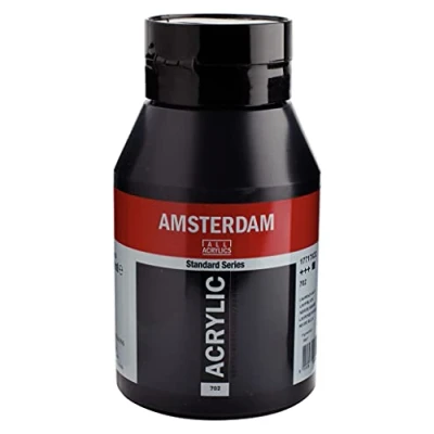 Imagen de ac ACRILICO AMSTERDAM 1000ml.702 LAMP BLACK