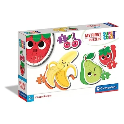 Imagen de Clementoni Puzzle Infantil Frutas y Verduras, Progresivo 2 3 4 5 Piezas, My First Puzzle, a Partir de años (20815)