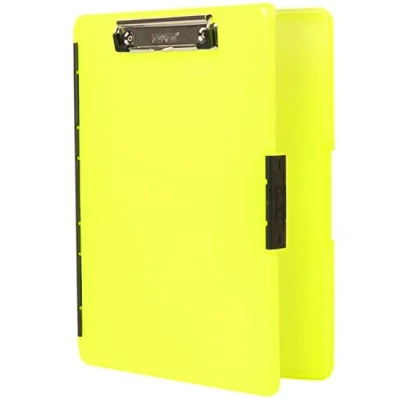 Imagen de Dexas 3517 803 Slimcase 2 Portapapeles con apertura lateral, color amarillo neón