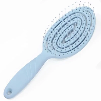 Imagen de SRCLO Cepillo de pelo sin tirones para mujeres, hombres y niños desenredante también rizos largo profesional único con muelle en espiral