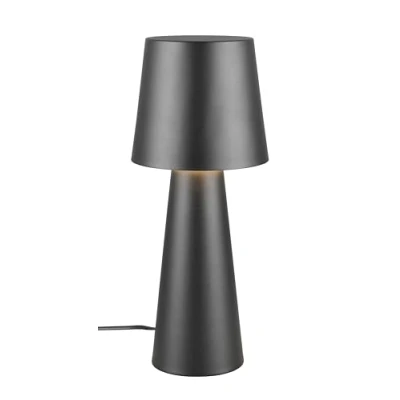 Imagen de Trio Leuchten Lámpara de Mesa NUBIAN 562900132, Metal Negro Mate, exc. 1x E27