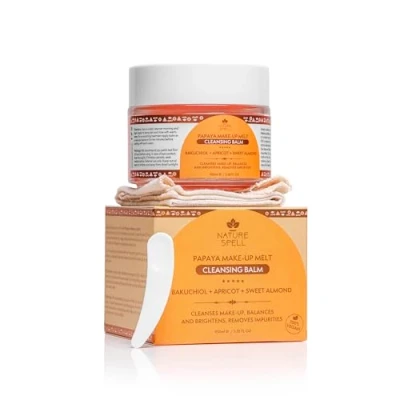 Imagen de Nature Spell Bálsamo limpiador de Papaya 100 ml desmaquillante Make Up Melt Face Cleanser Cuidado la piel para todo tipo
