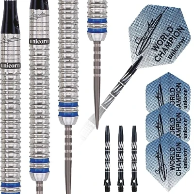 Imagen de Unicorn Gary Anderson Champ Dardos, Unisex Adulto, Azul, 27 g