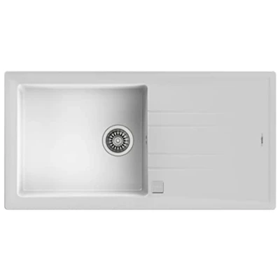 Imagen de Fregadero Teka Tegranite Stone 1C 1E Auto Color Carbon Ref 115330008 Mueble De 60 Cm Reversible